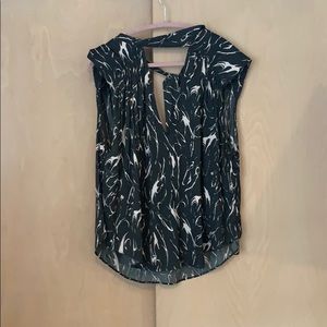 Free people black blouse